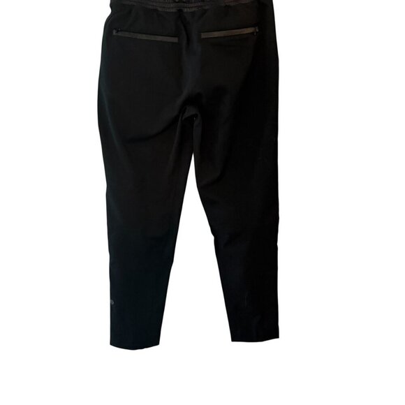 Lululemon Womens Black Jogger Pants Size 4 Drawstring Waist 100% Polyester Elast - Picture 2 of 6